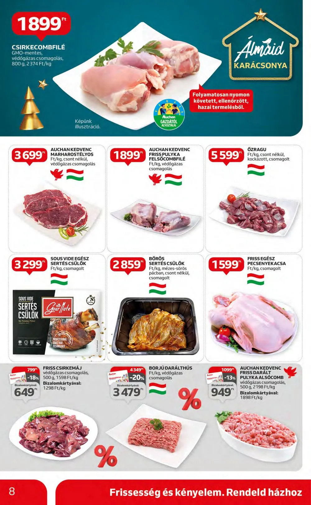 Auchan akciós újság Hipermarket 12.07–12.13 – 8. oldal