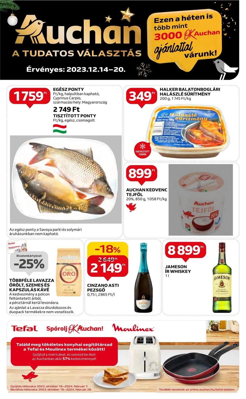 Auchan akciós újság Hipermarket 12.14–12.20