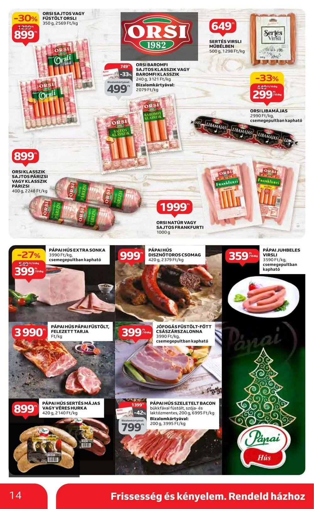 Auchan akciós újság Hipermarket 12.14–12.20 – 14. oldal