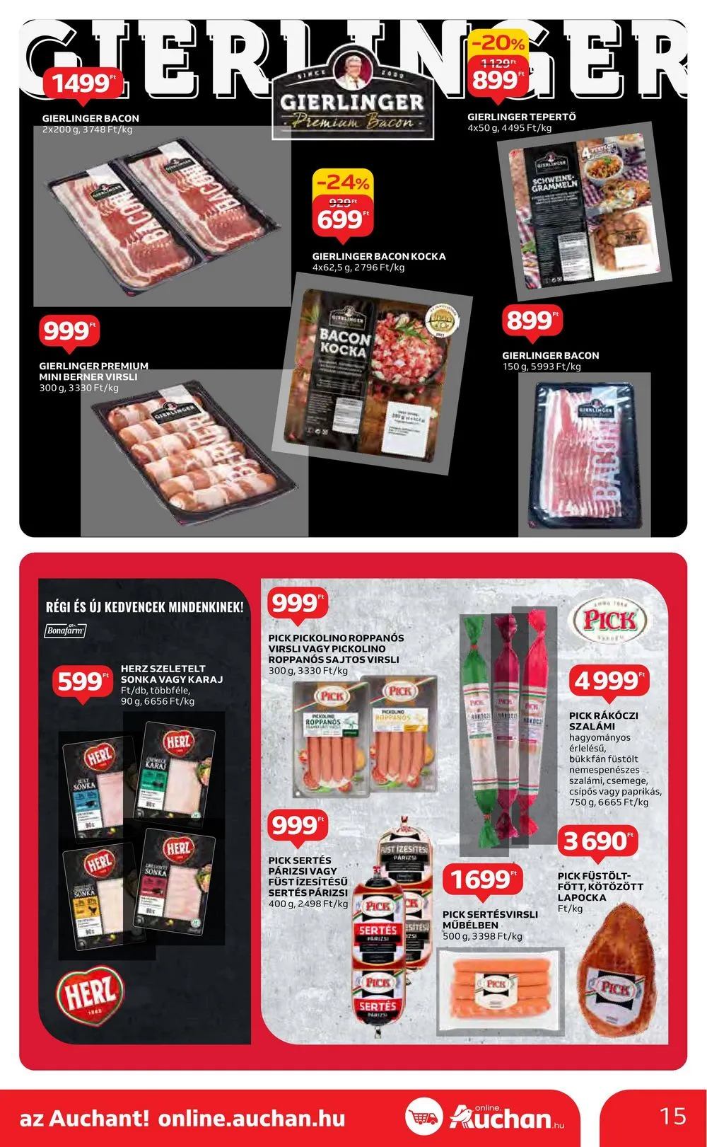 Auchan akciós újság Hipermarket 12.14–12.20 – 15. oldal