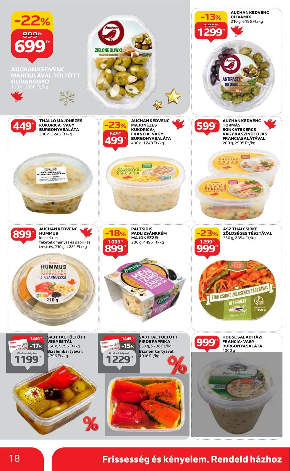 Auchan akciós újság Hipermarket 12.14–12.20 – 18. oldal
