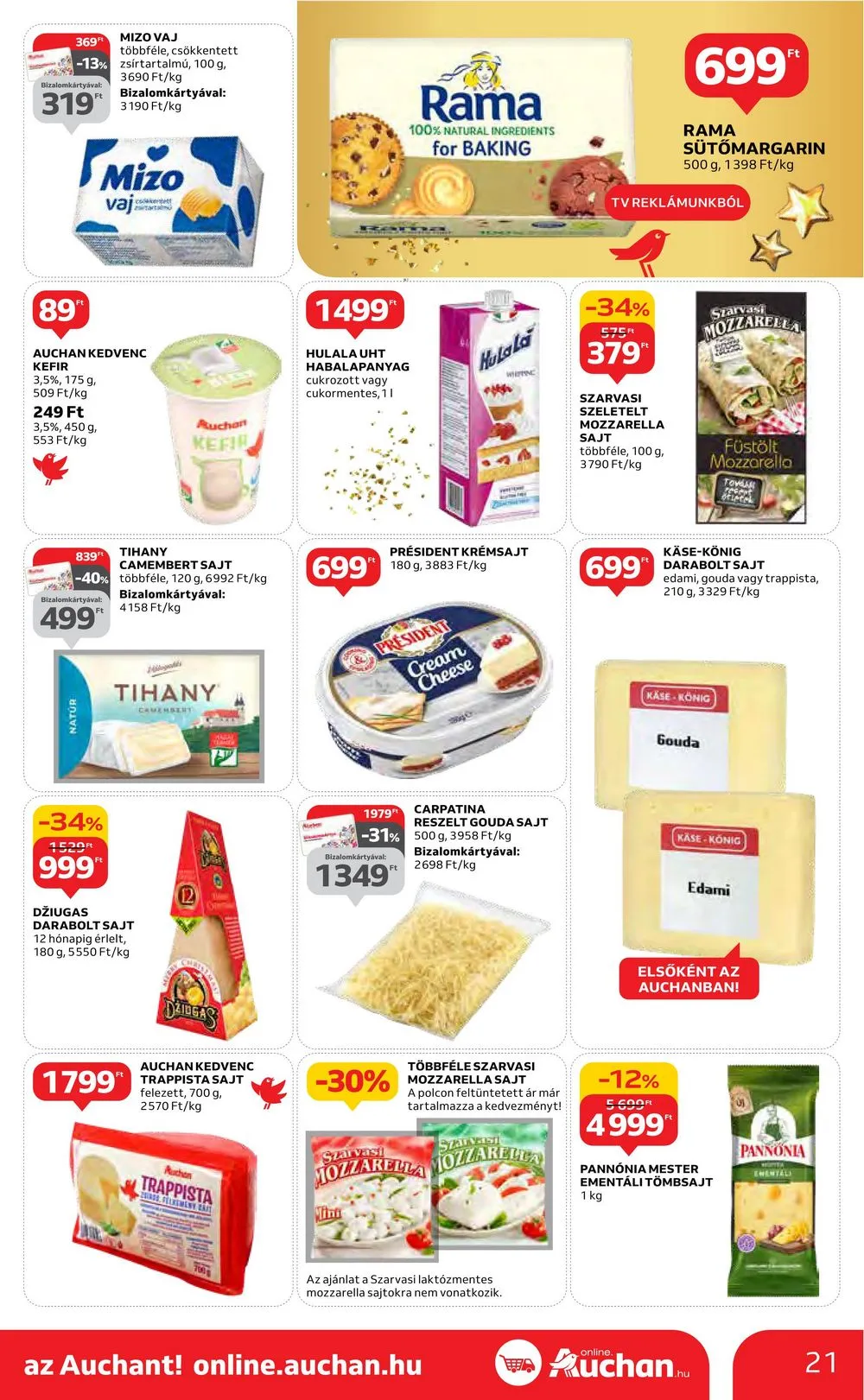 Auchan akciós újság Hipermarket 12.14–12.20 – 21. oldal