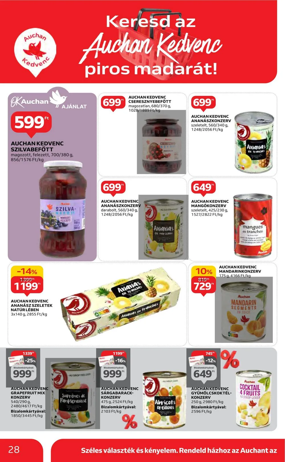 Auchan akciós újság Hipermarket 12.14–12.20 – 28. oldal