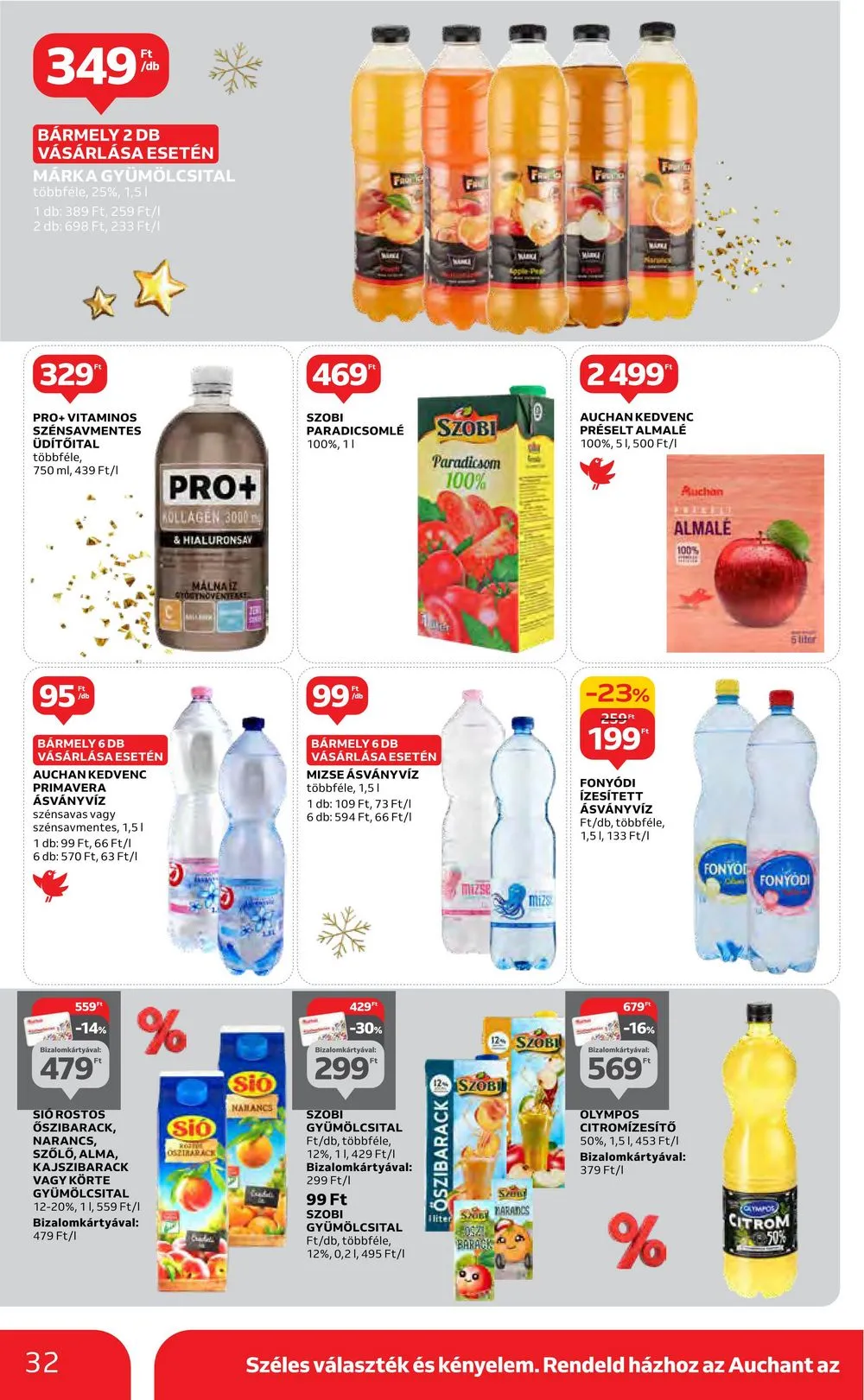 Auchan akciós újság Hipermarket 12.14–12.20 – 32. oldal