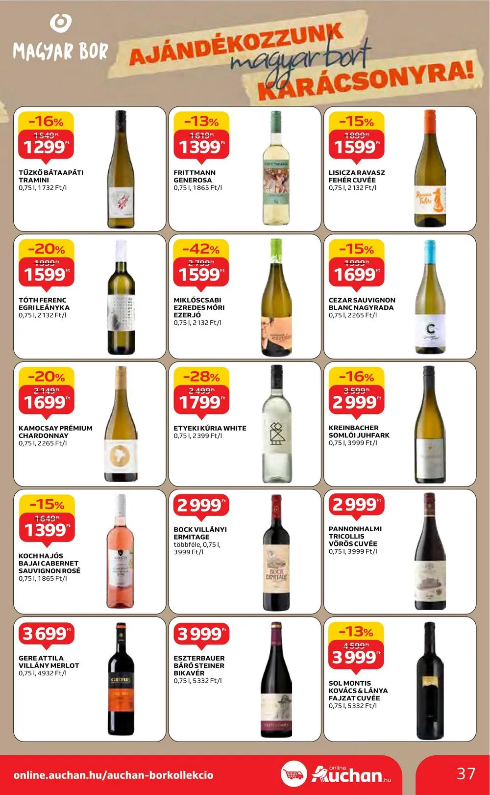 Auchan akciós újság Hipermarket 12.14–12.20 – 37. oldal
