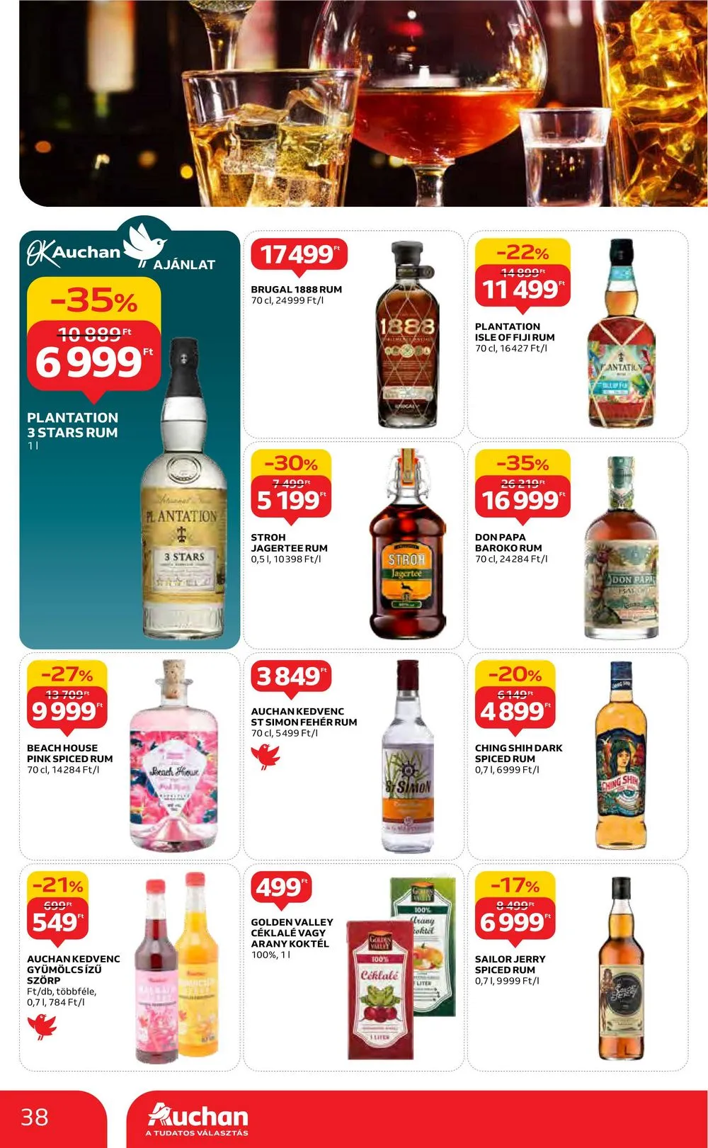Auchan akciós újság Hipermarket 12.14–12.20 – 38. oldal