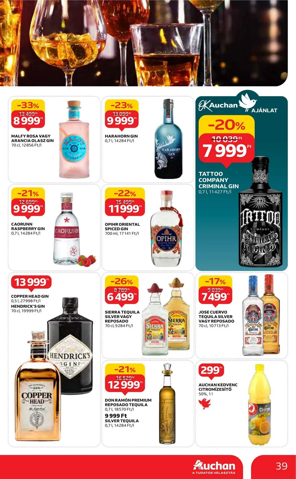 Auchan akciós újság Hipermarket 12.14–12.20 – 39. oldal