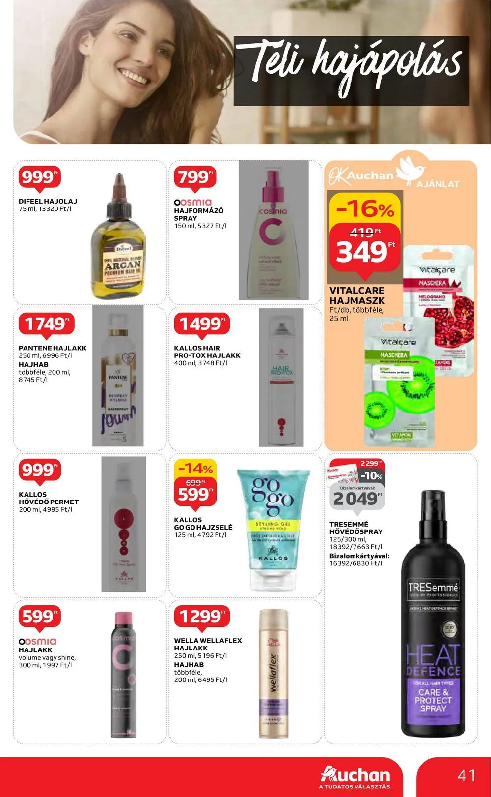 Auchan akciós újság Hipermarket 12.14–12.20 – 41. oldal