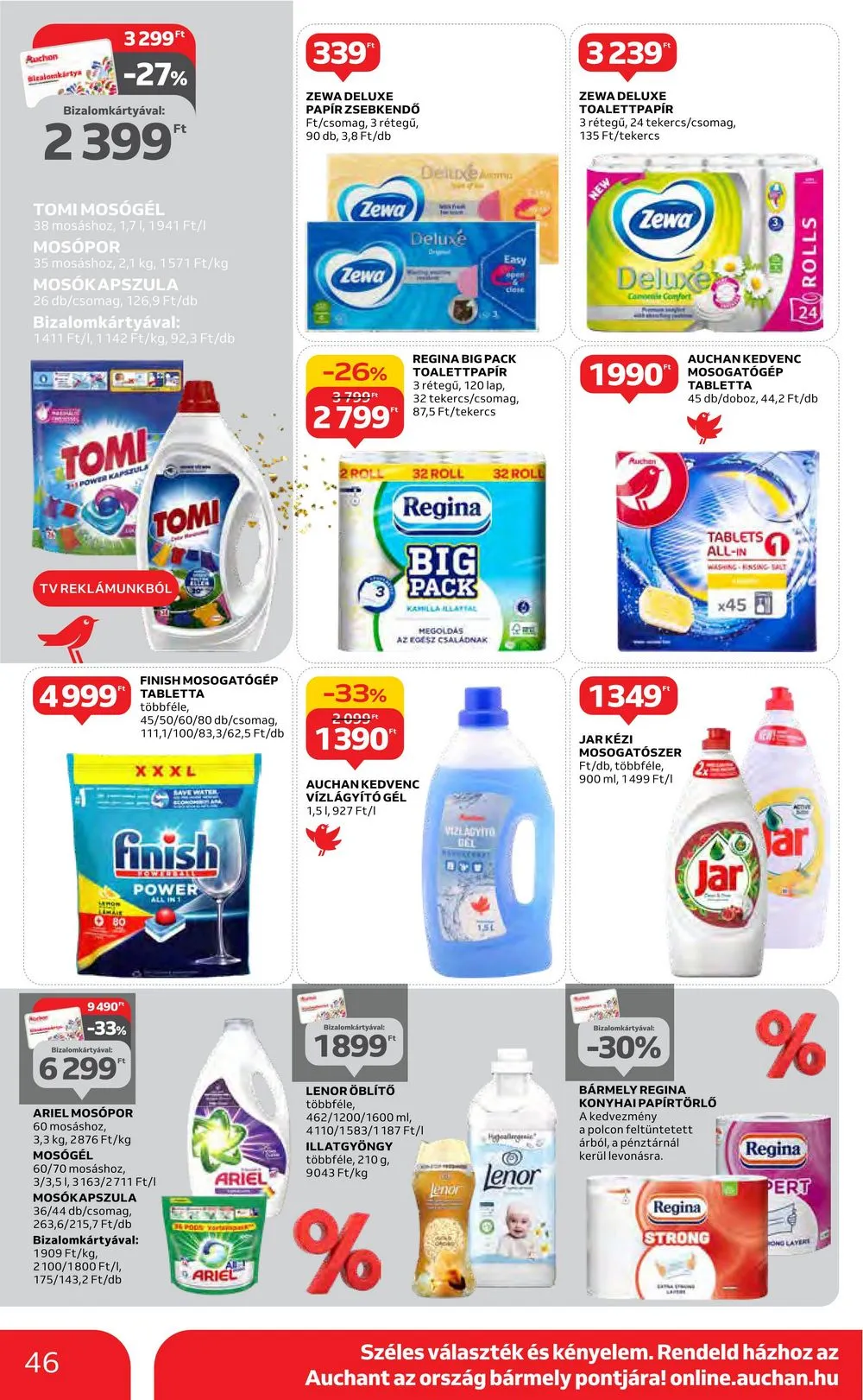 Auchan akciós újság Hipermarket 12.14–12.20 – 46. oldal