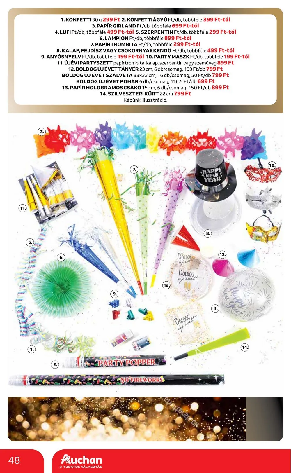 Auchan akciós újság Hipermarket 12.14–12.20 – 48. oldal