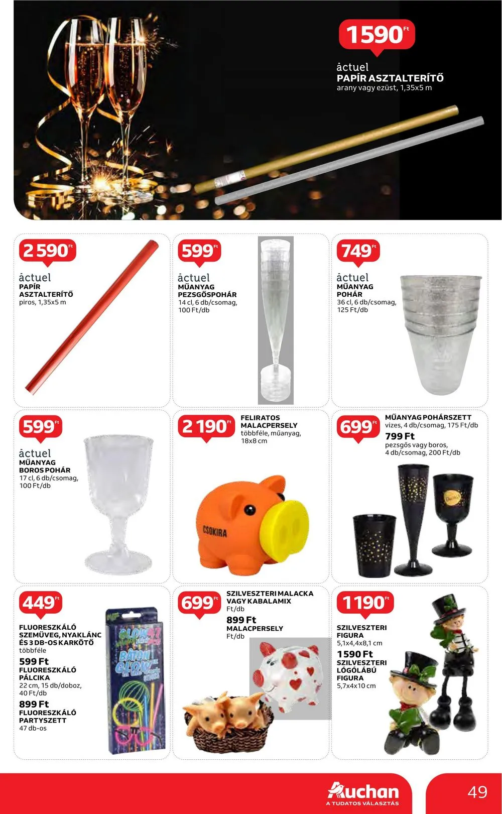 Auchan akciós újság Hipermarket 12.14–12.20 – 49. oldal