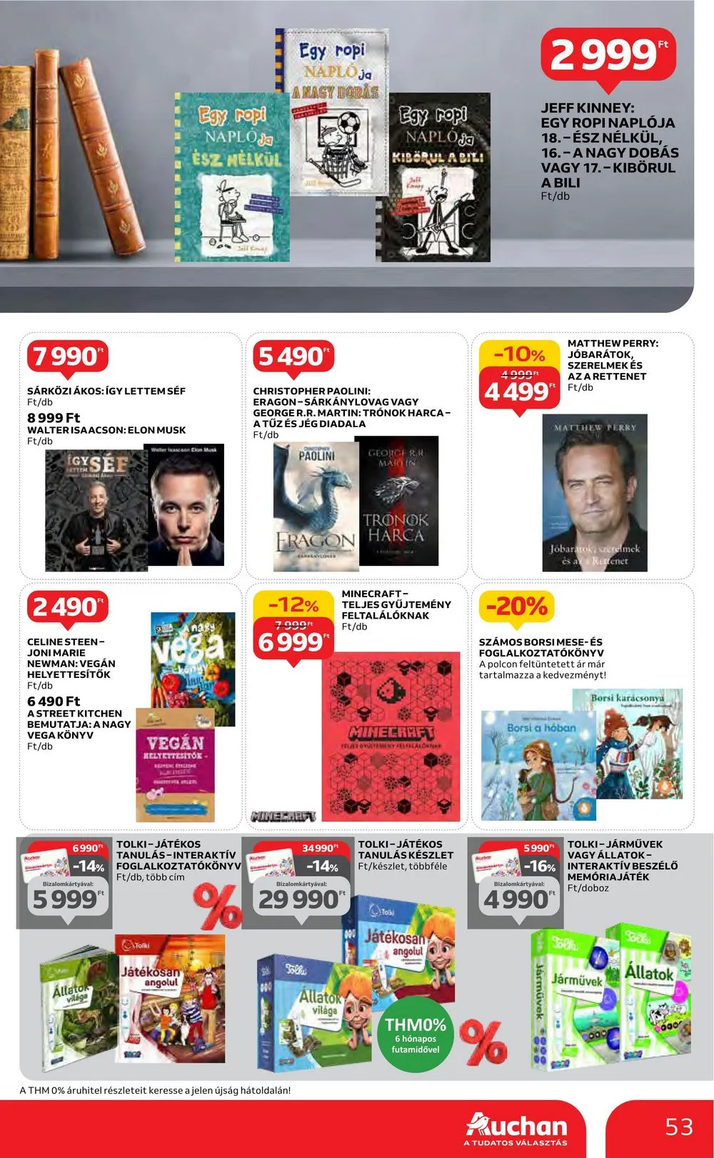 Auchan akciós újság Hipermarket 12.14–12.20 – 53. oldal