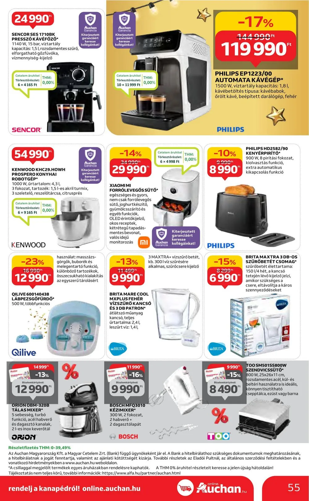 Auchan akciós újság Hipermarket 12.14–12.20 – 55. oldal