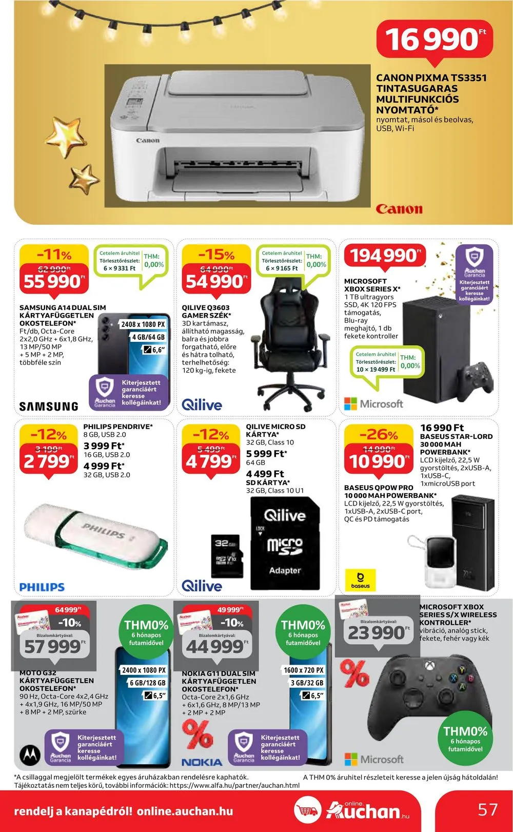 Auchan akciós újság Hipermarket 12.14–12.20 – 57. oldal