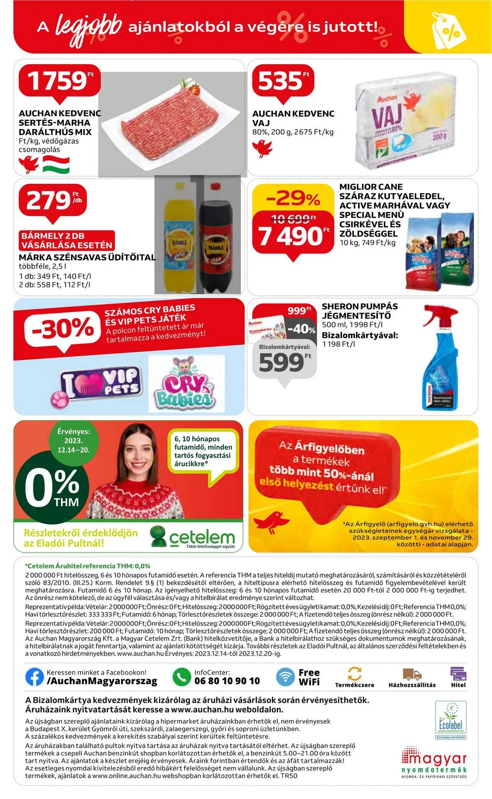 Auchan akciós újság Hipermarket 12.14–12.20 – 58. oldal