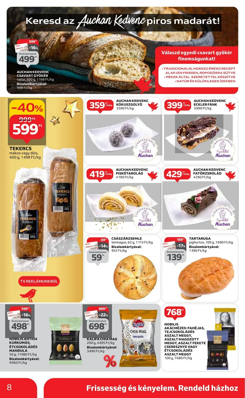 Auchan akciós újság Hipermarket 12.14–12.20 – 8. oldal