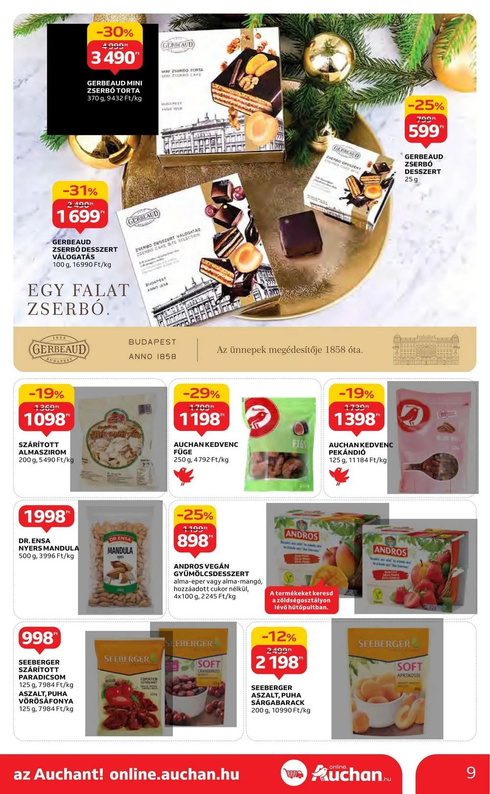 Auchan akciós újság Hipermarket 12.14–12.20 – 9. oldal