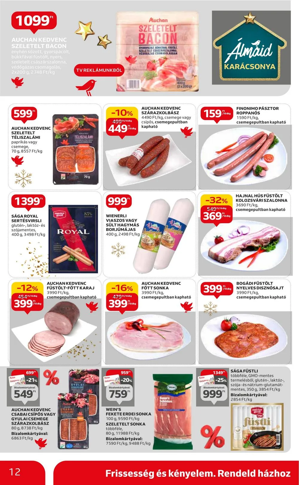 Auchan akciós újság Hipermarket 12.21–12.27 – 12. oldal