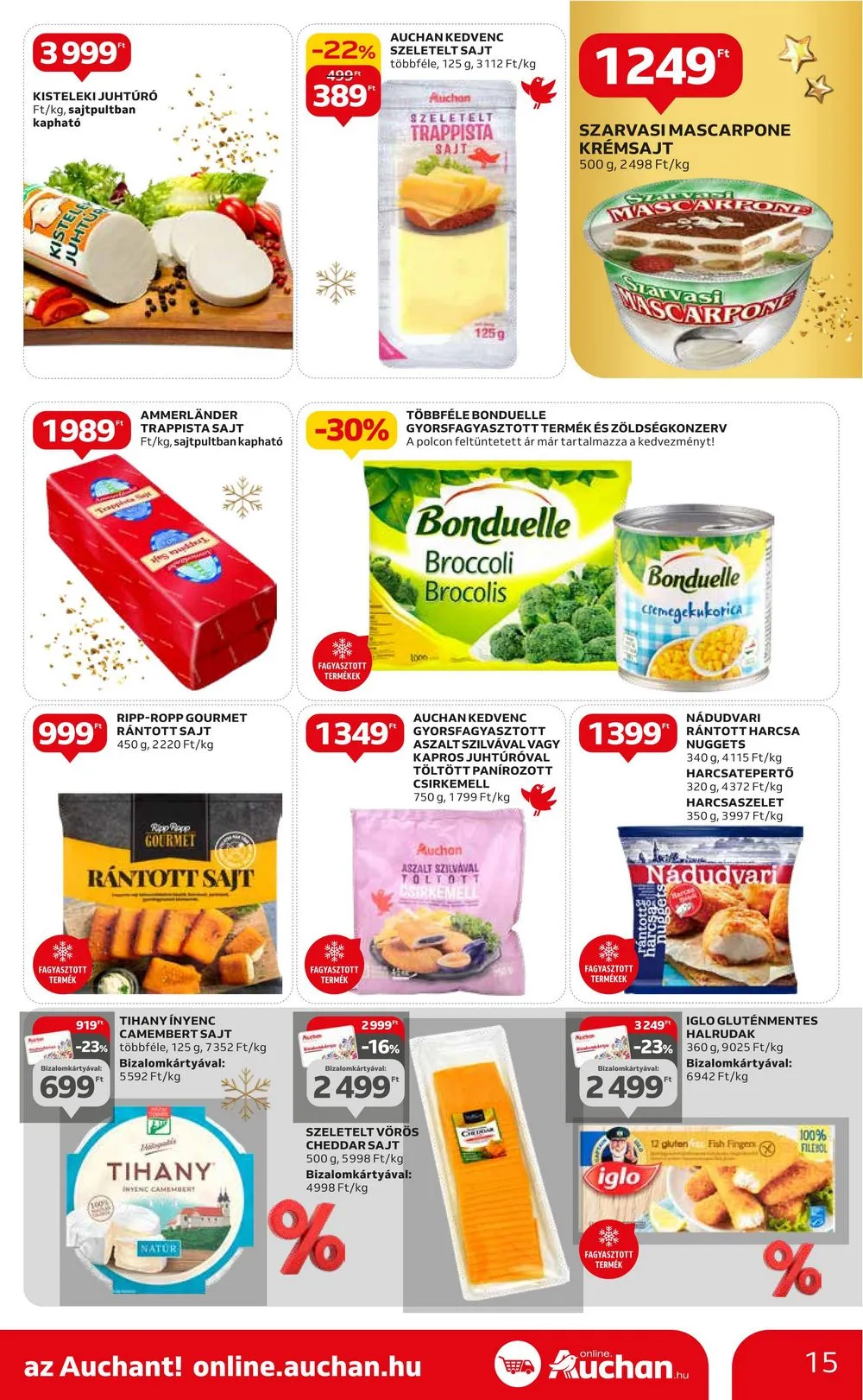 Auchan akciós újság Hipermarket 12.21–12.27 – 15. oldal