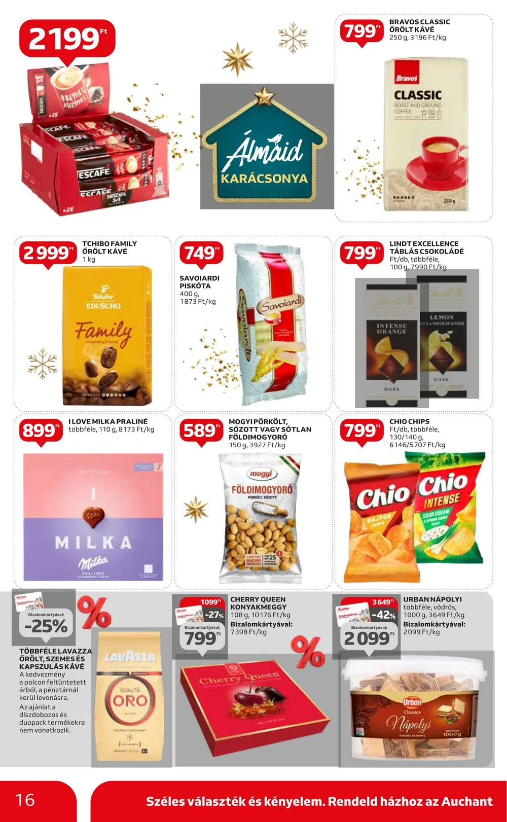 Auchan akciós újság Hipermarket 12.21–12.27 – 16. oldal