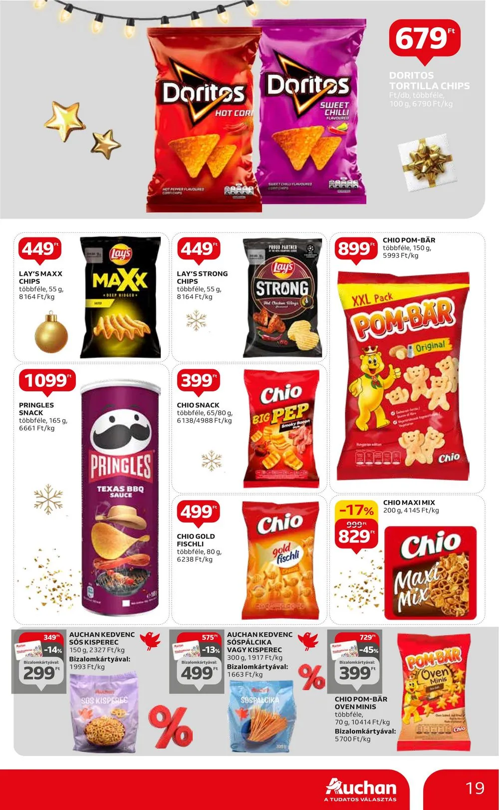 Auchan akciós újság Hipermarket 12.21–12.27 – 19. oldal