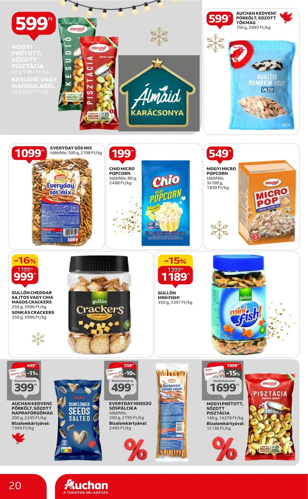 Auchan akciós újság Hipermarket 12.21–12.27 – 20. oldal