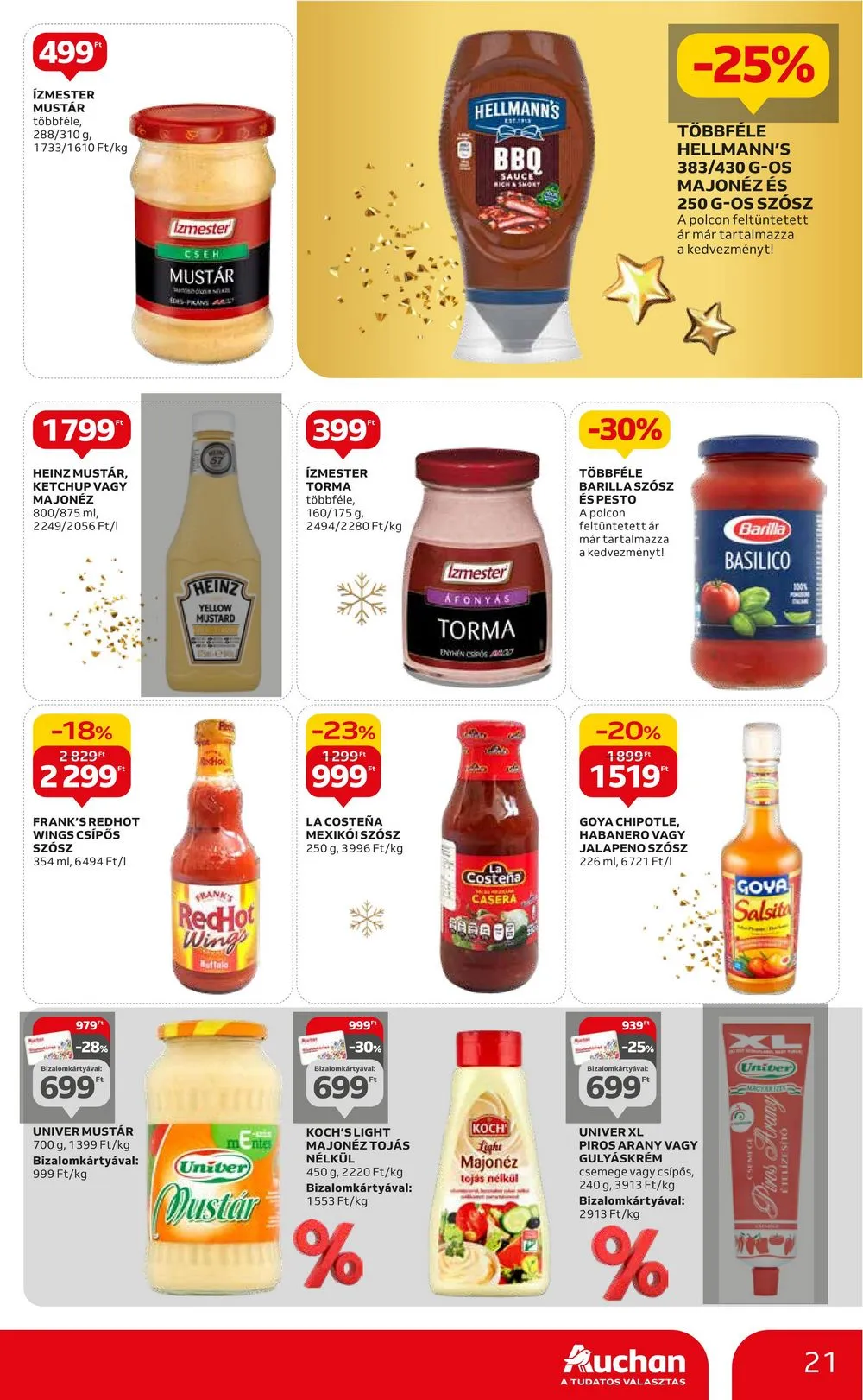 Auchan akciós újság Hipermarket 12.21–12.27 – 21. oldal