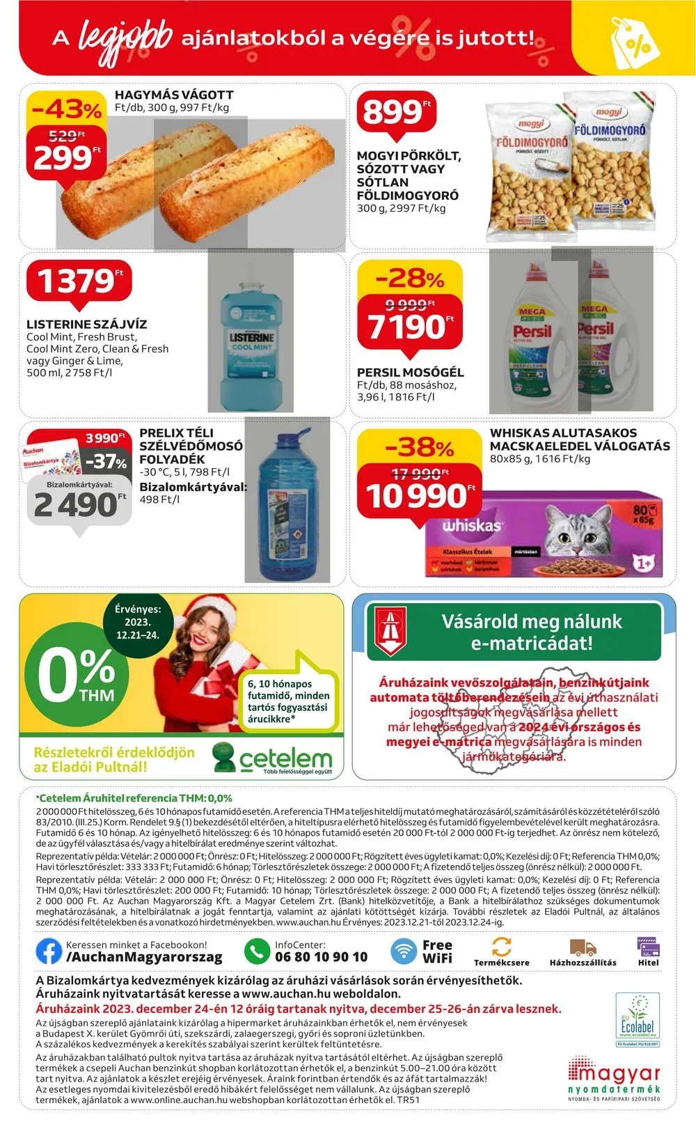 Auchan akciós újság Hipermarket 12.21–12.27 – 30. oldal