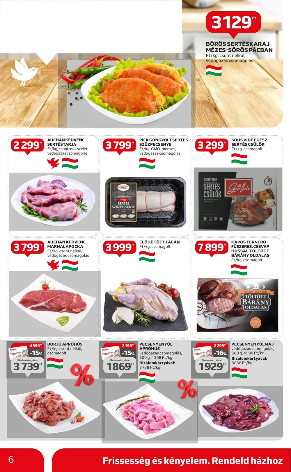 Auchan akciós újság Hipermarket 12.21–12.27 – 6. oldal