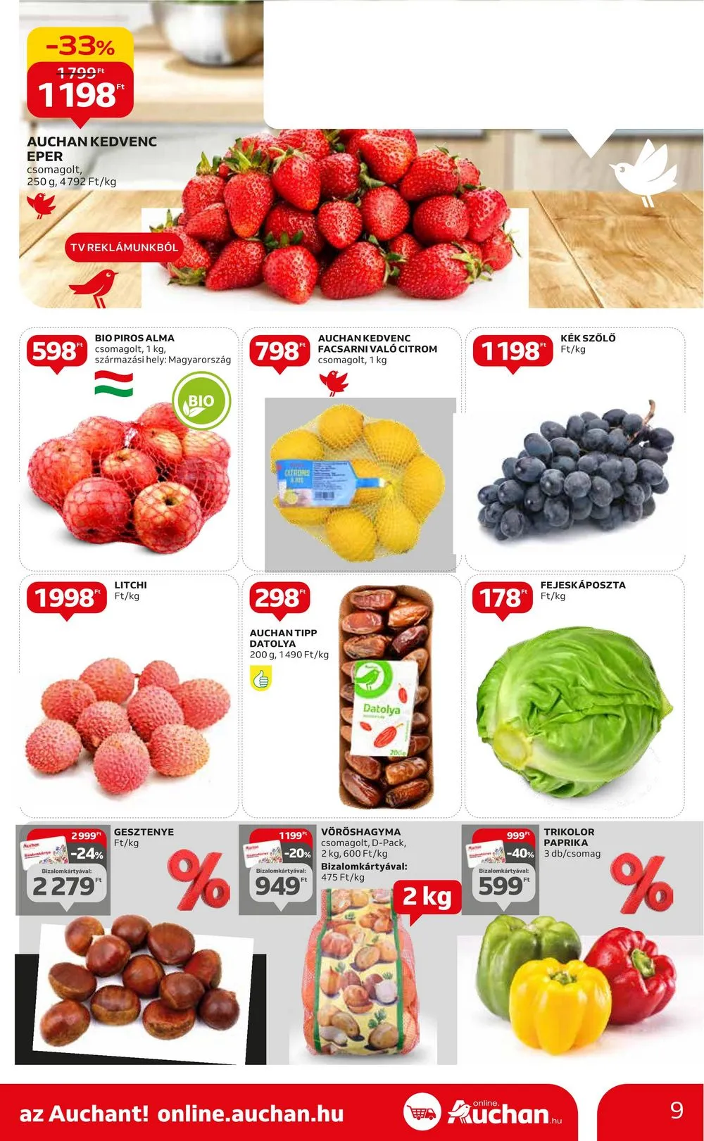 Auchan akciós újság Hipermarket 12.21–12.27 – 9. oldal