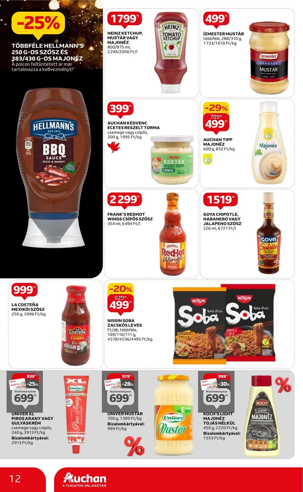 Auchan akciós újság Hipermarket 12.28–01.03 – 12. oldal