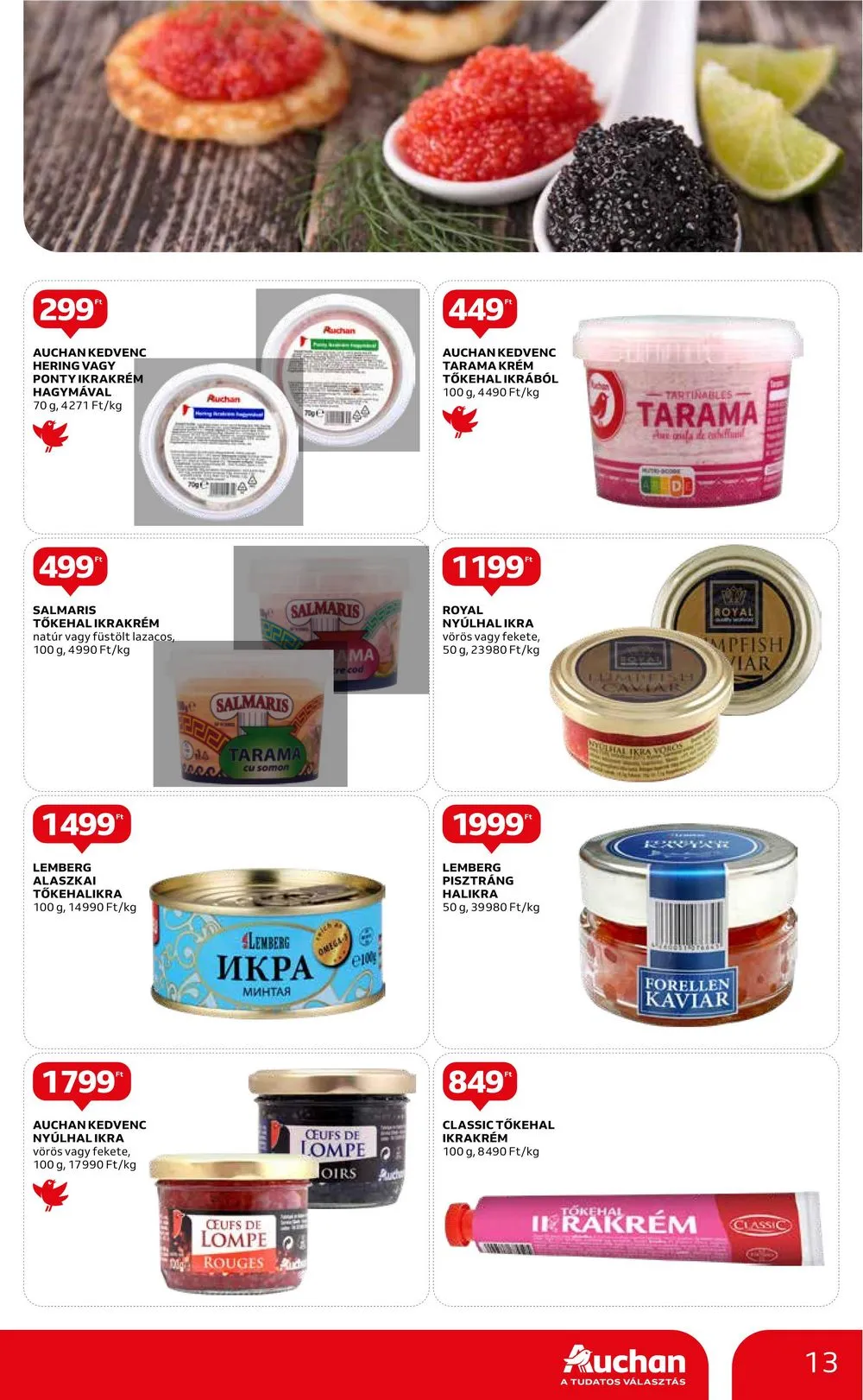 Auchan akciós újság Hipermarket 12.28–01.03 – 13. oldal