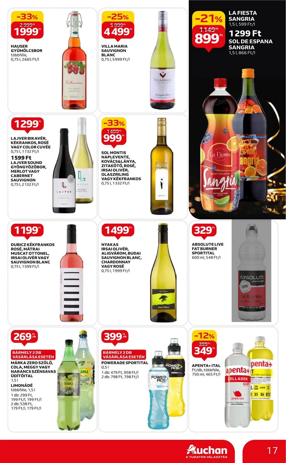Auchan akciós újság Hipermarket 12.28–01.03 – 17. oldal