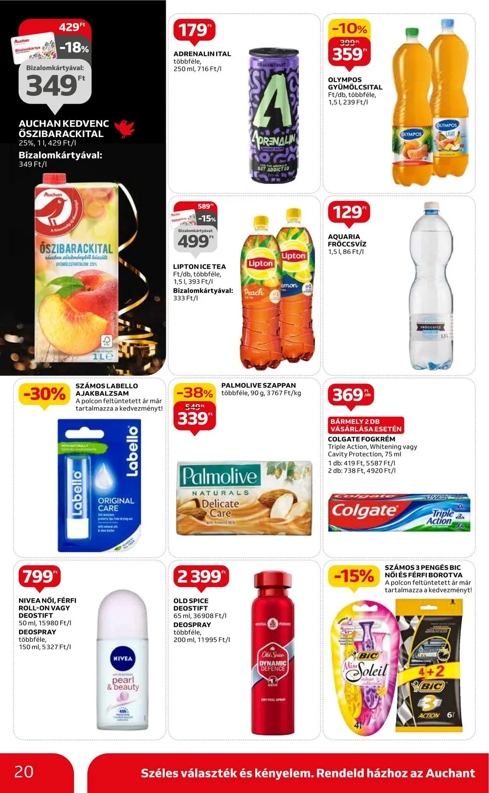 Auchan akciós újság Hipermarket 12.28–01.03 – 20. oldal