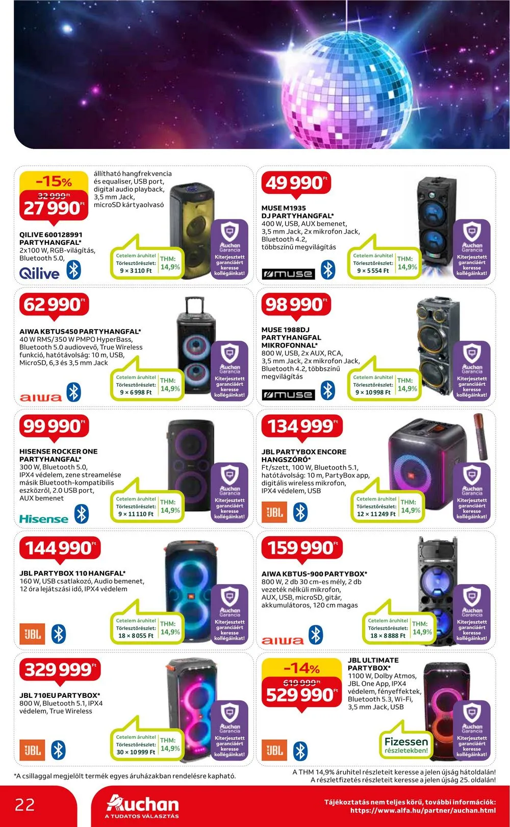Auchan akciós újság Hipermarket 12.28–01.03 – 22. oldal