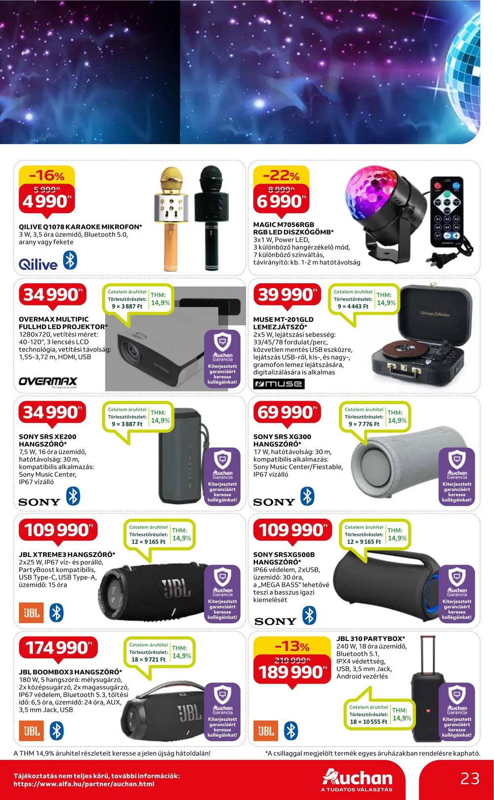 Auchan akciós újság Hipermarket 12.28–01.03 – 23. oldal