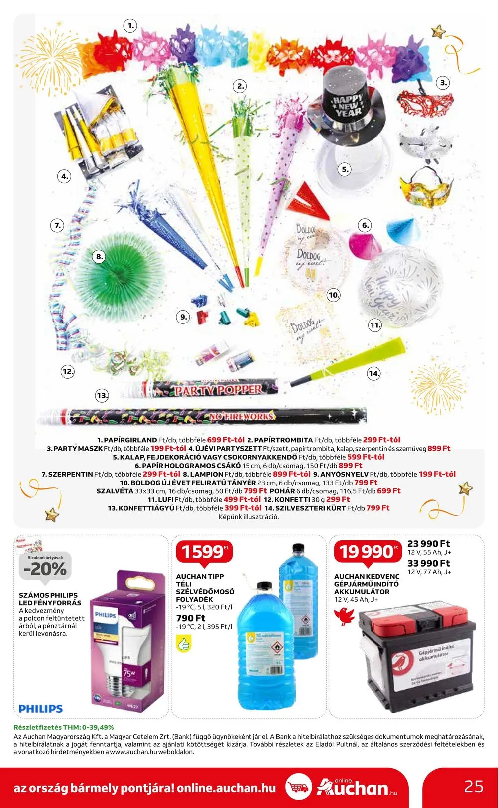 Auchan akciós újság Hipermarket 12.28–01.03 – 25. oldal