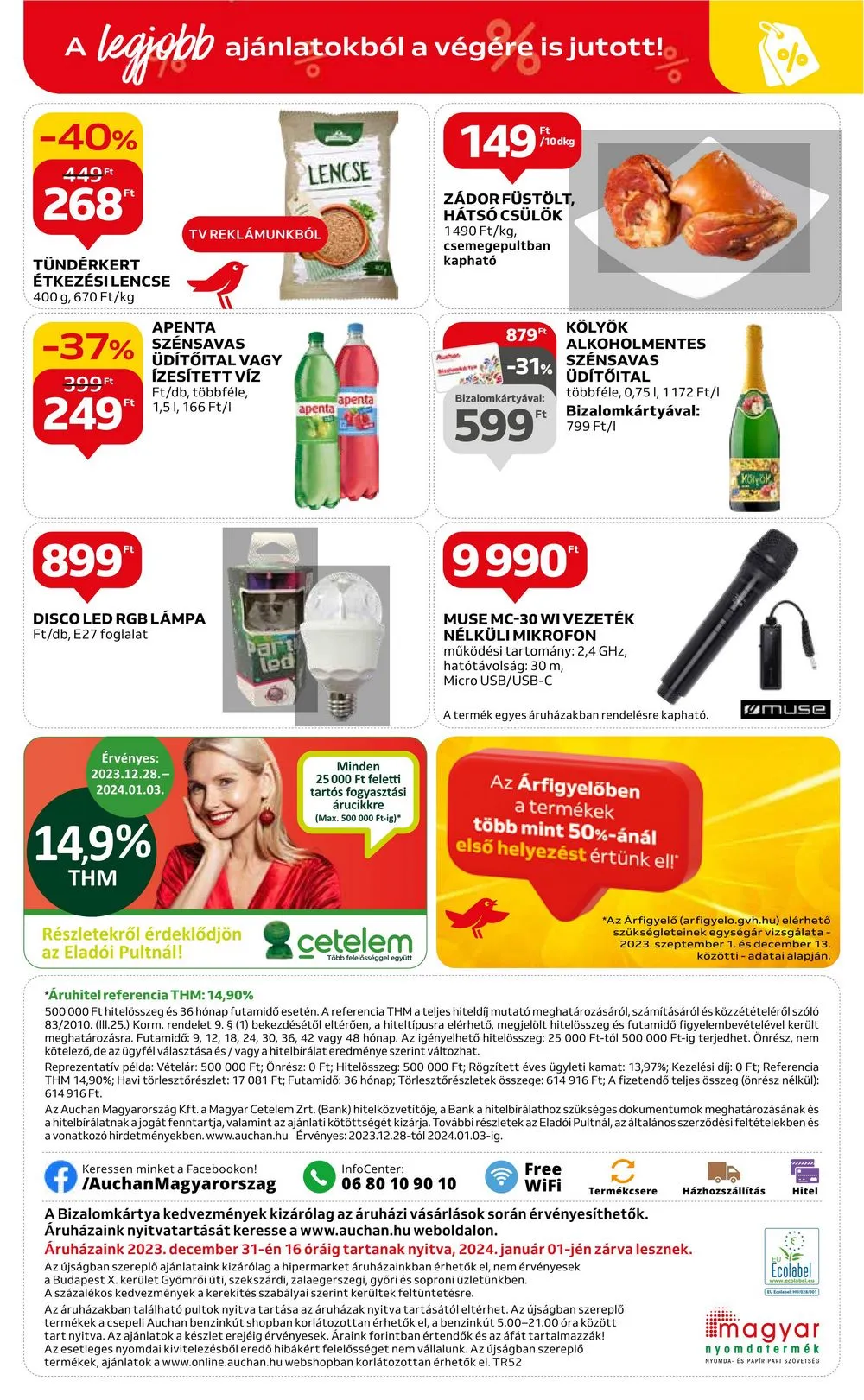 Auchan akciós újság Hipermarket 12.28–01.03 – 26. oldal