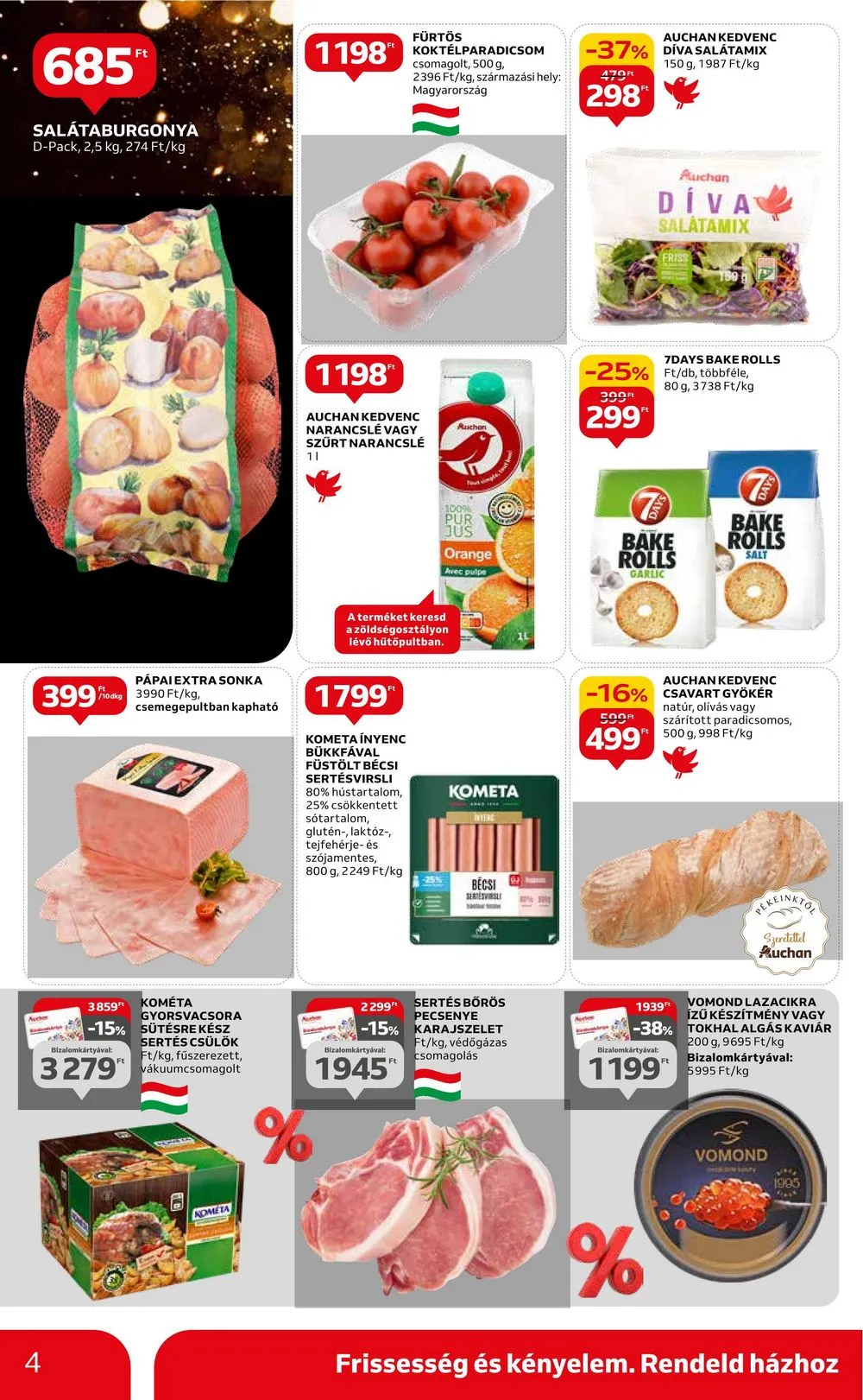 Auchan akciós újság Hipermarket 12.28–01.03 – 4. oldal