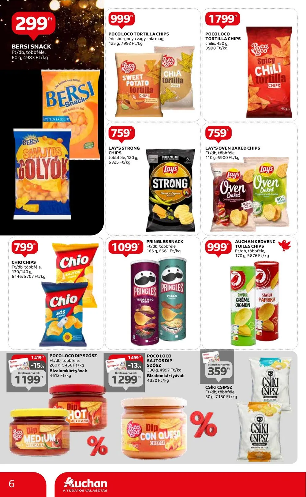 Auchan akciós újság Hipermarket 12.28–01.03 – 6. oldal