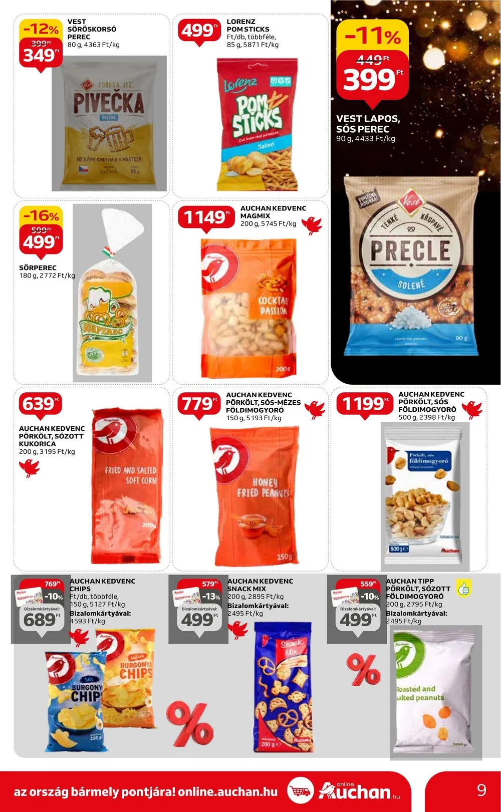 Auchan akciós újság Hipermarket 12.28–01.03 – 9. oldal