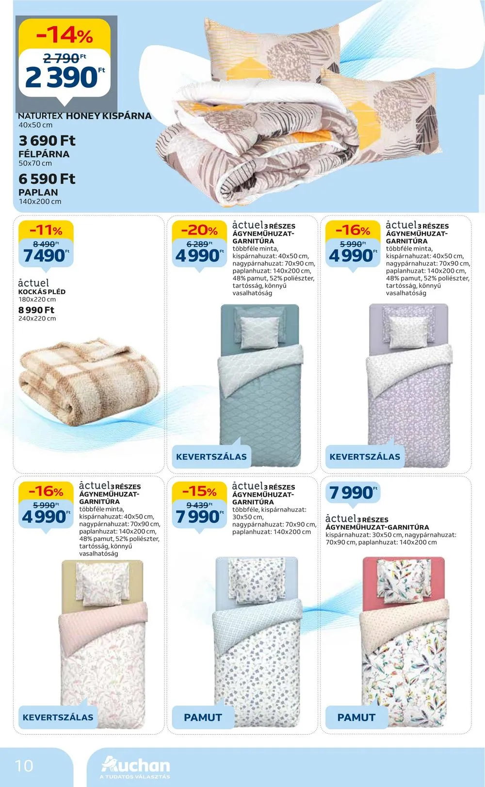 Auchan akciós újság Hipermarket 01.04–01.17 – 10. oldal