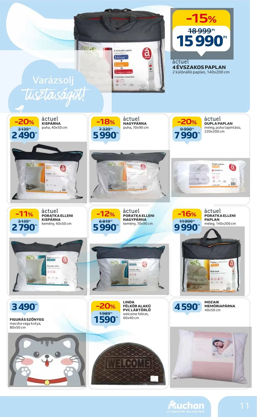 Auchan akciós újság Hipermarket 01.04–01.17 – 11. oldal