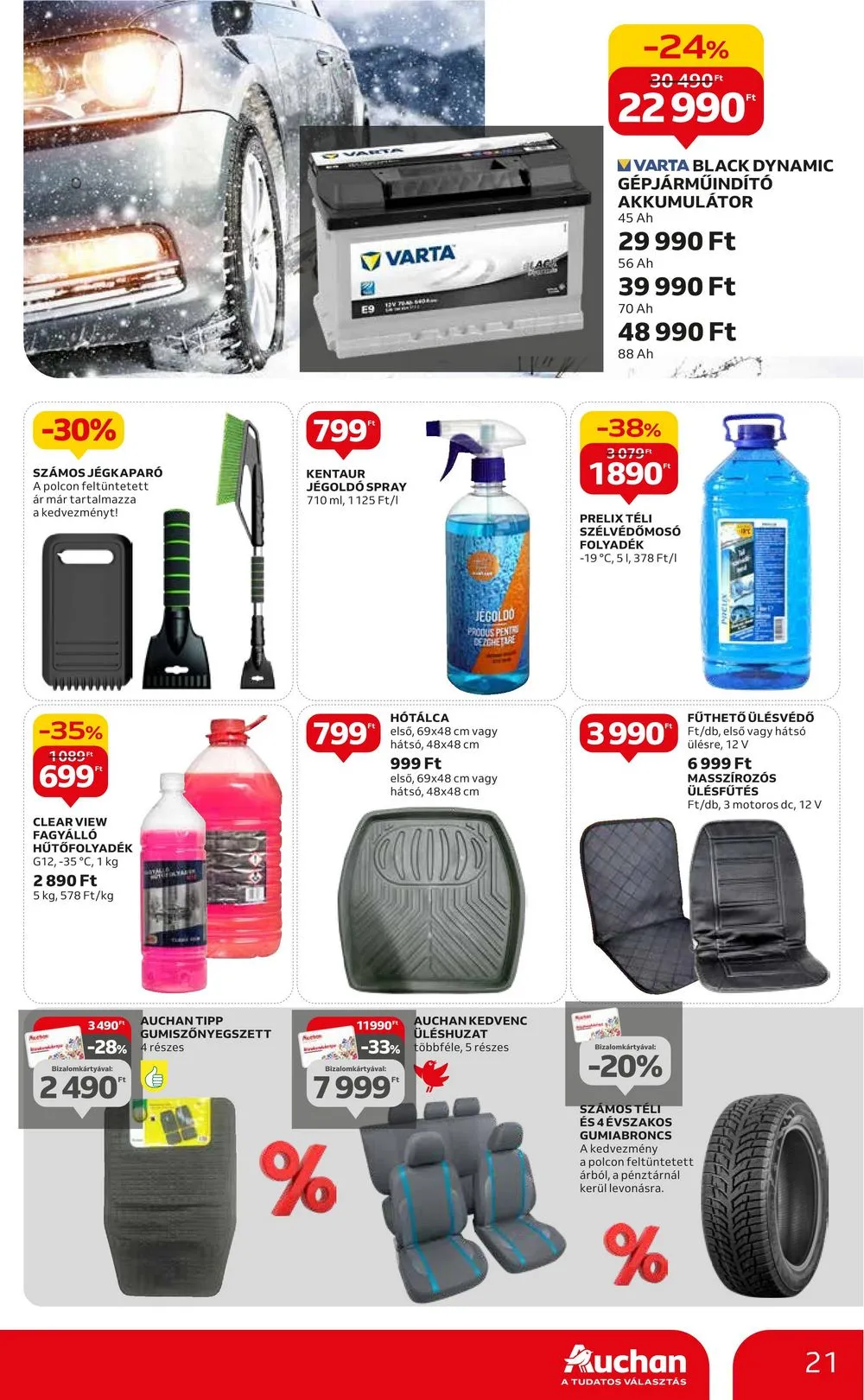 Auchan akciós újság Hipermarket 01.04–01.17 – 21. oldal