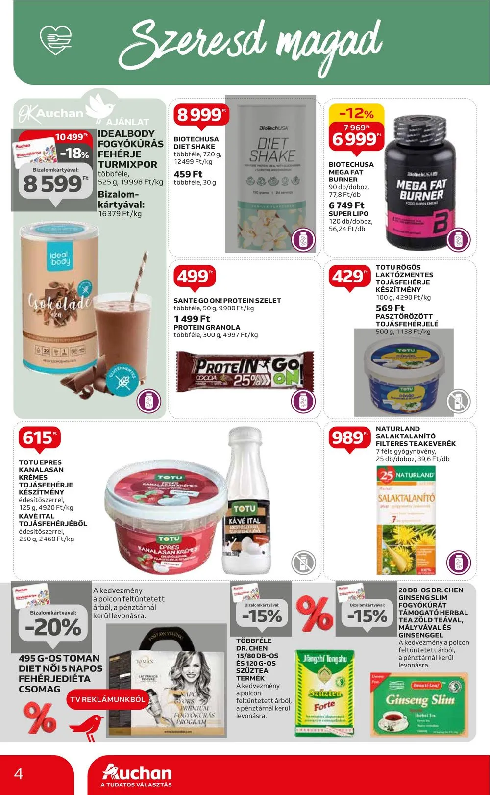 Auchan akciós újság Hipermarket 01.04–01.17 – 4. oldal