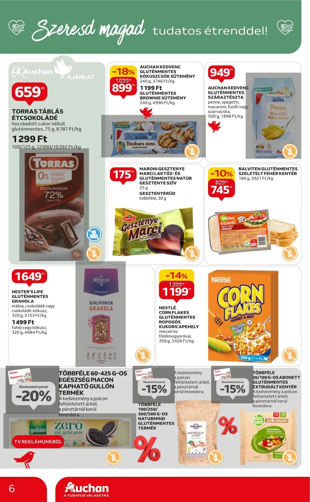 Auchan akciós újság Hipermarket 01.04–01.17 – 6. oldal