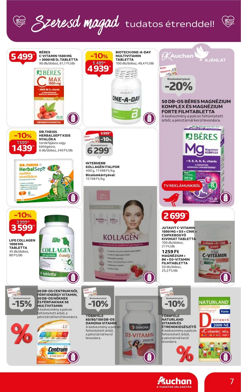 Auchan akciós újság Hipermarket 01.04–01.17 – 7. oldal