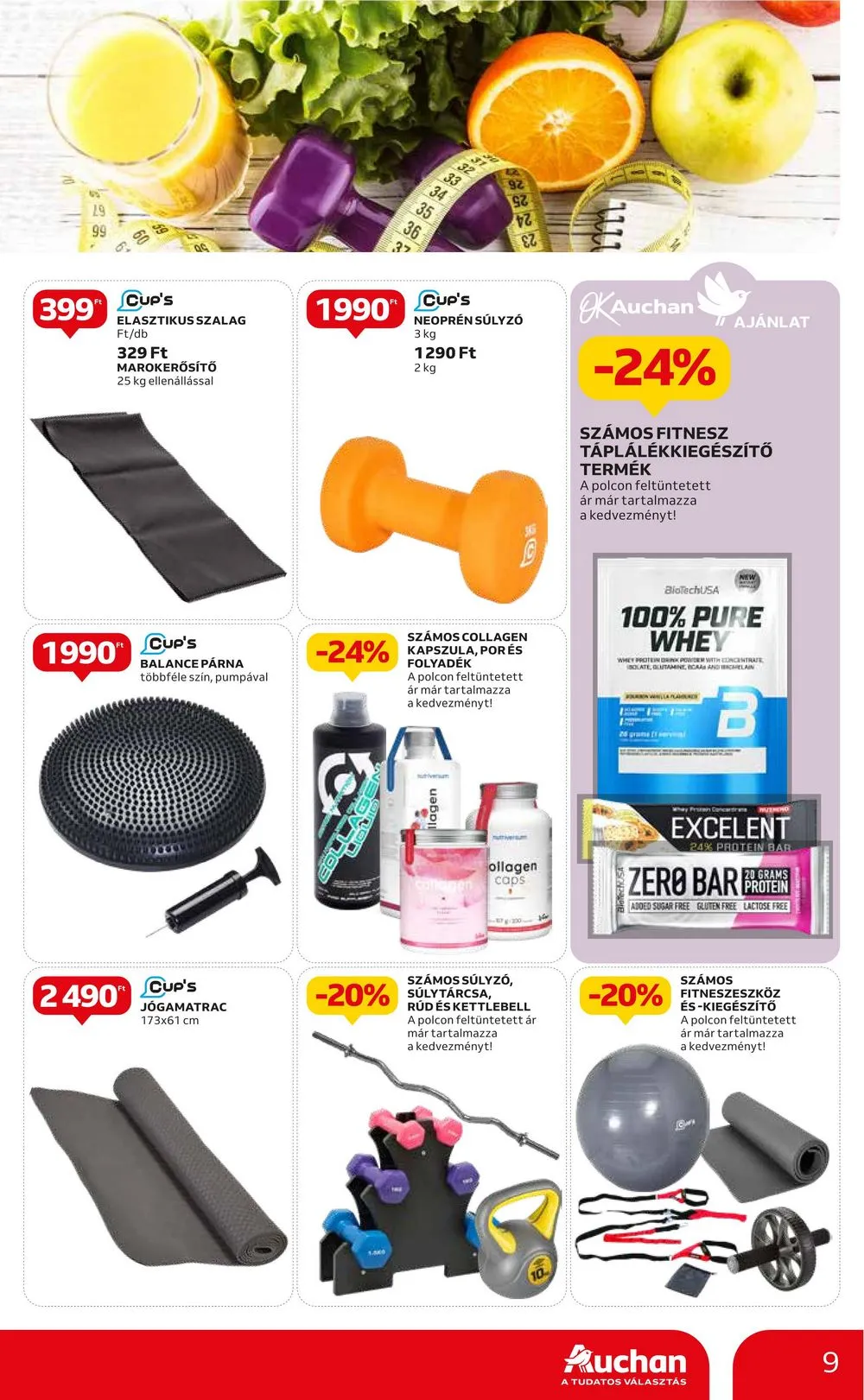 Auchan akciós újság Hipermarket 01.04–01.17 – 9. oldal