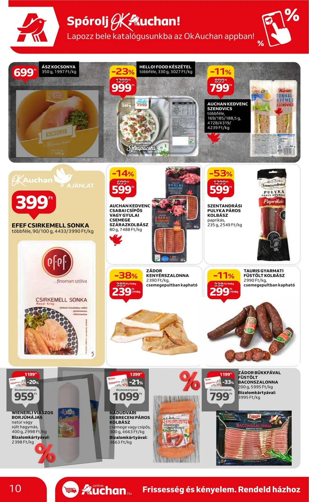 Auchan akciós újság Hipermarket 01.11–01.17 – 10. oldal