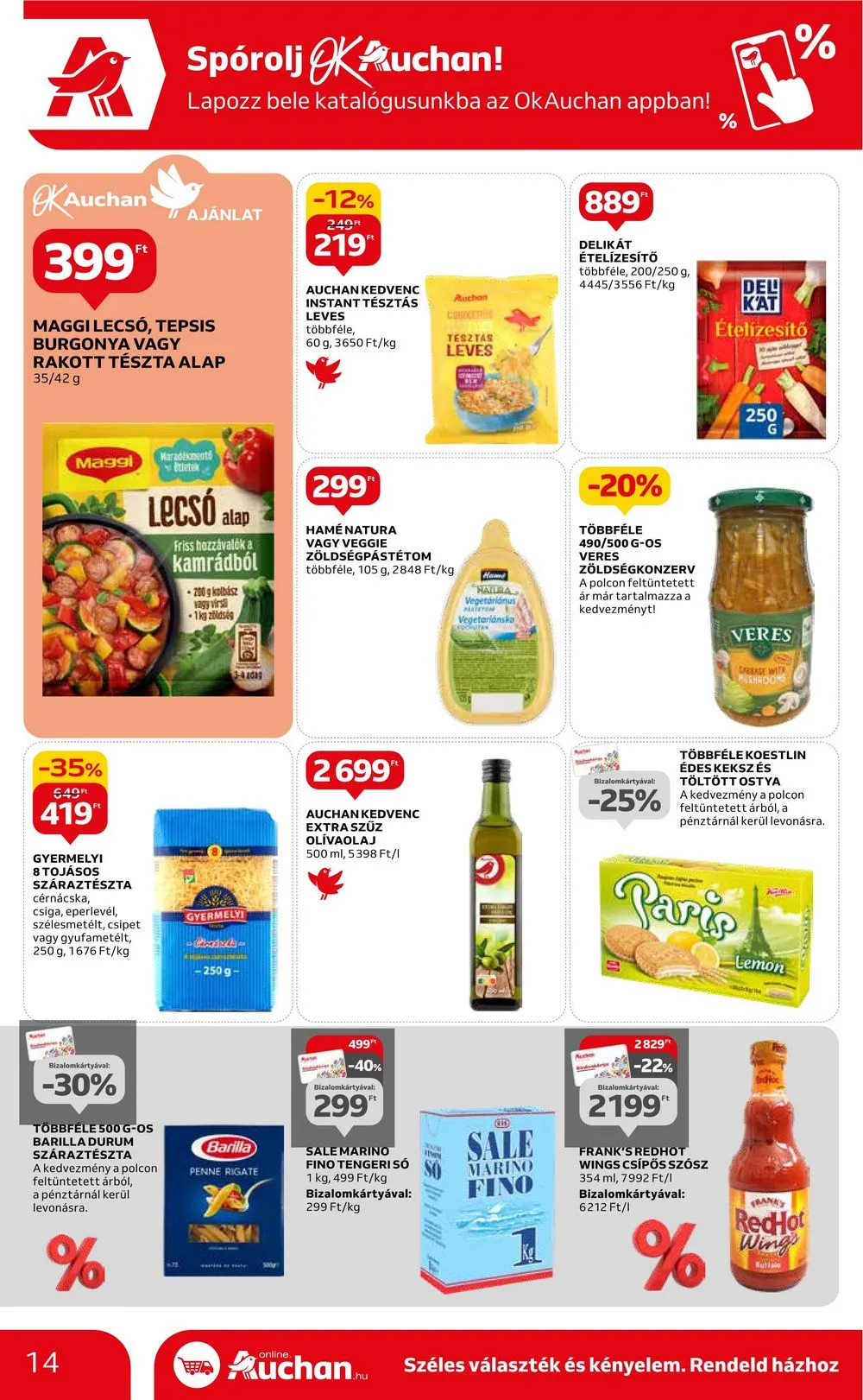 Auchan akciós újság Hipermarket 01.11–01.17 – 14. oldal